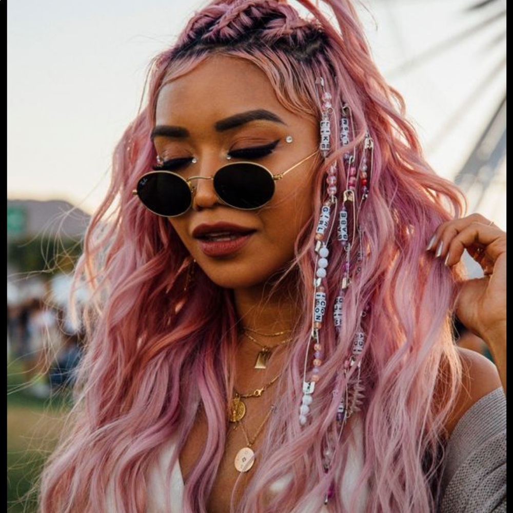 NWT 100g Feed in braids bubblegum pink
